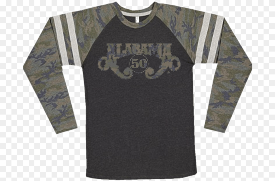 Alabama Long Sleeve Smoke And Camo Gameday Teetitle T Shirt, Clothing, Long Sleeve, T-shirt Free Transparent Png