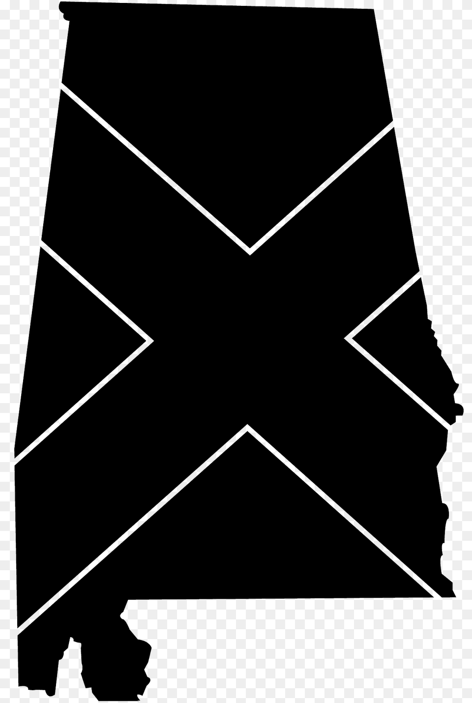 Alabama Map With Flag Silhouette, People, Person Free Png Download