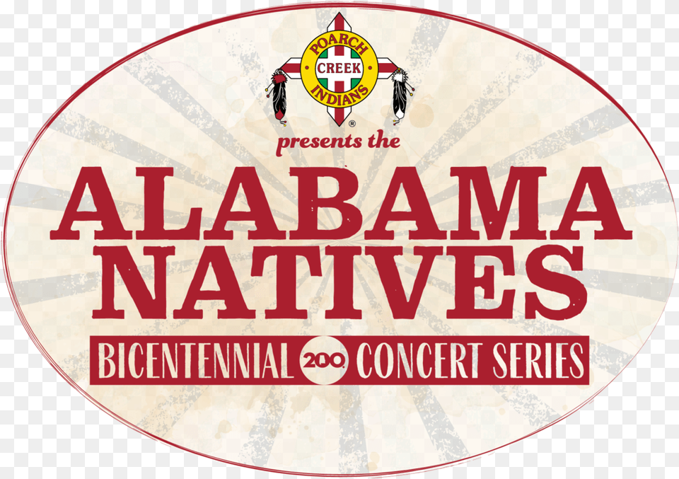 Alabama Natives Bicentennial 200 Concert Series Poarch Band Of Creek Indians, Logo Free Png Download