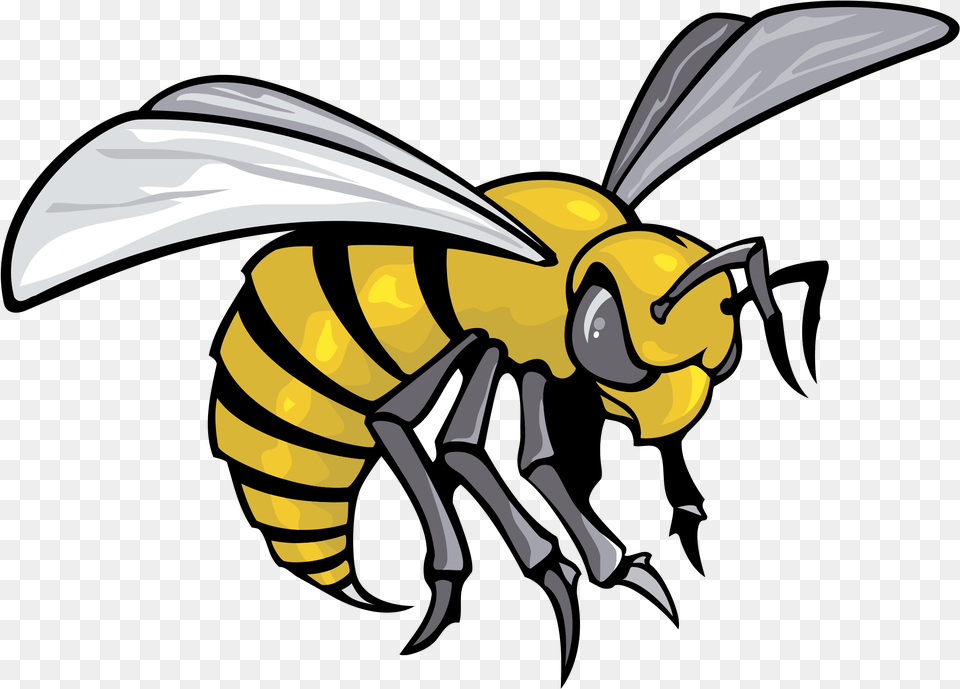 Alabama State Hornets 01 Logo Alabama State Hornets Logo, Animal, Bee, Honey Bee, Insect Free Transparent Png