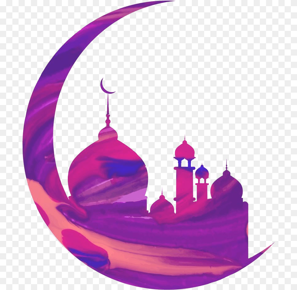 Aladdin Aladin Luna Moon Moonsticker Disney Disneyland Vector Masjid, Purple, Outdoors, Night, Nature Free Png Download
