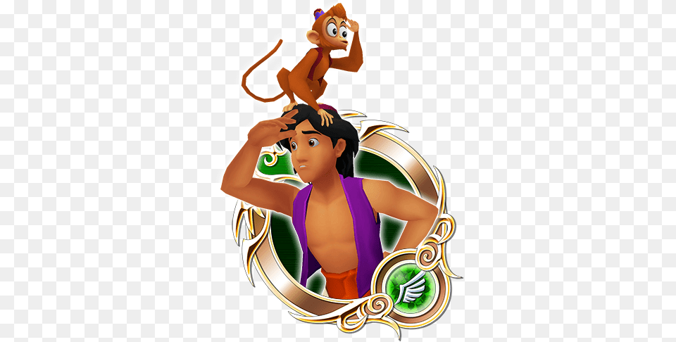 Aladdin Amp Abu Aladdin Kingdom Heart, Photography, Face, Head, Person Free Transparent Png