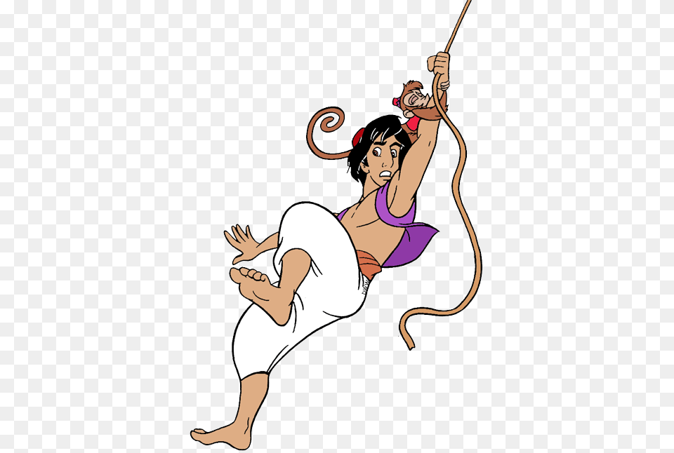 Aladdin And Friends Clip Art Disney Clip Art Galore, Rope, Person, Face, Head Free Transparent Png