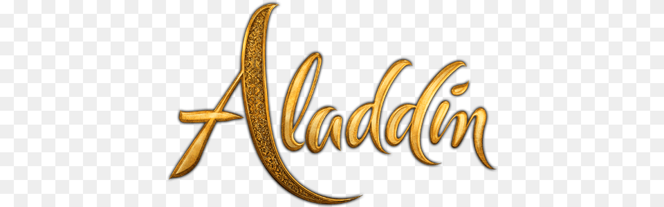 Aladdin Calligraphy, Handwriting, Text, Accessories, Gold Free Png Download