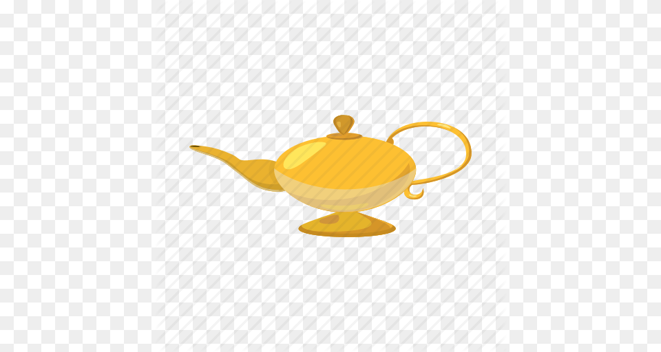 Aladdin Cartoon East Genie Gold L Magic Icon, Pottery, Cookware, Pot, Teapot Free Png