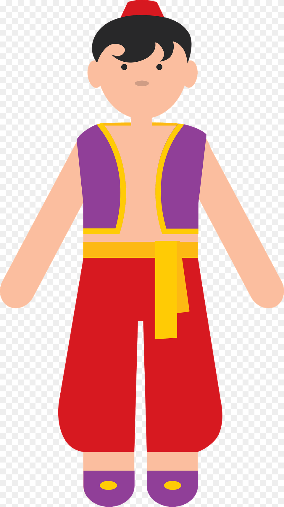 Aladdin Clipart, Clothing, Lifejacket, Vest, Boy Png Image