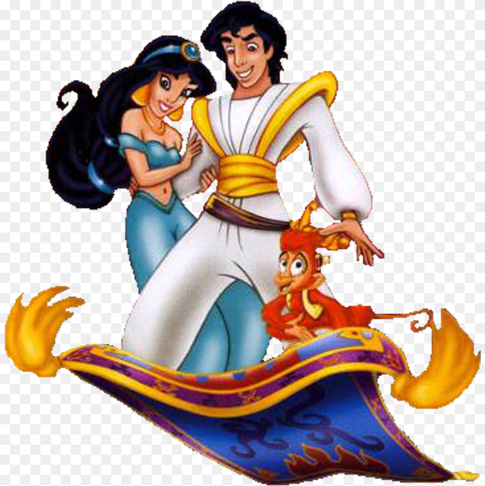 Aladdin E Jasmine 5 Image Aladdin, Adult, Publication, Person, Female Free Png Download