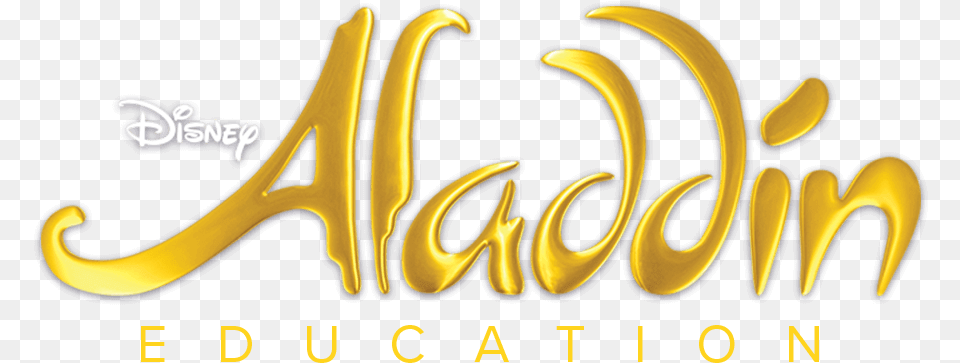 Aladdin Education Aladdin Musical Logo, Smoke Pipe, Text, Light Free Png
