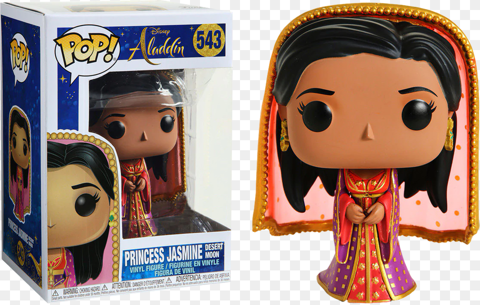 Aladdin Funko Pop Aladdin Jasmine, Adult, Doll, Female, Figurine Png