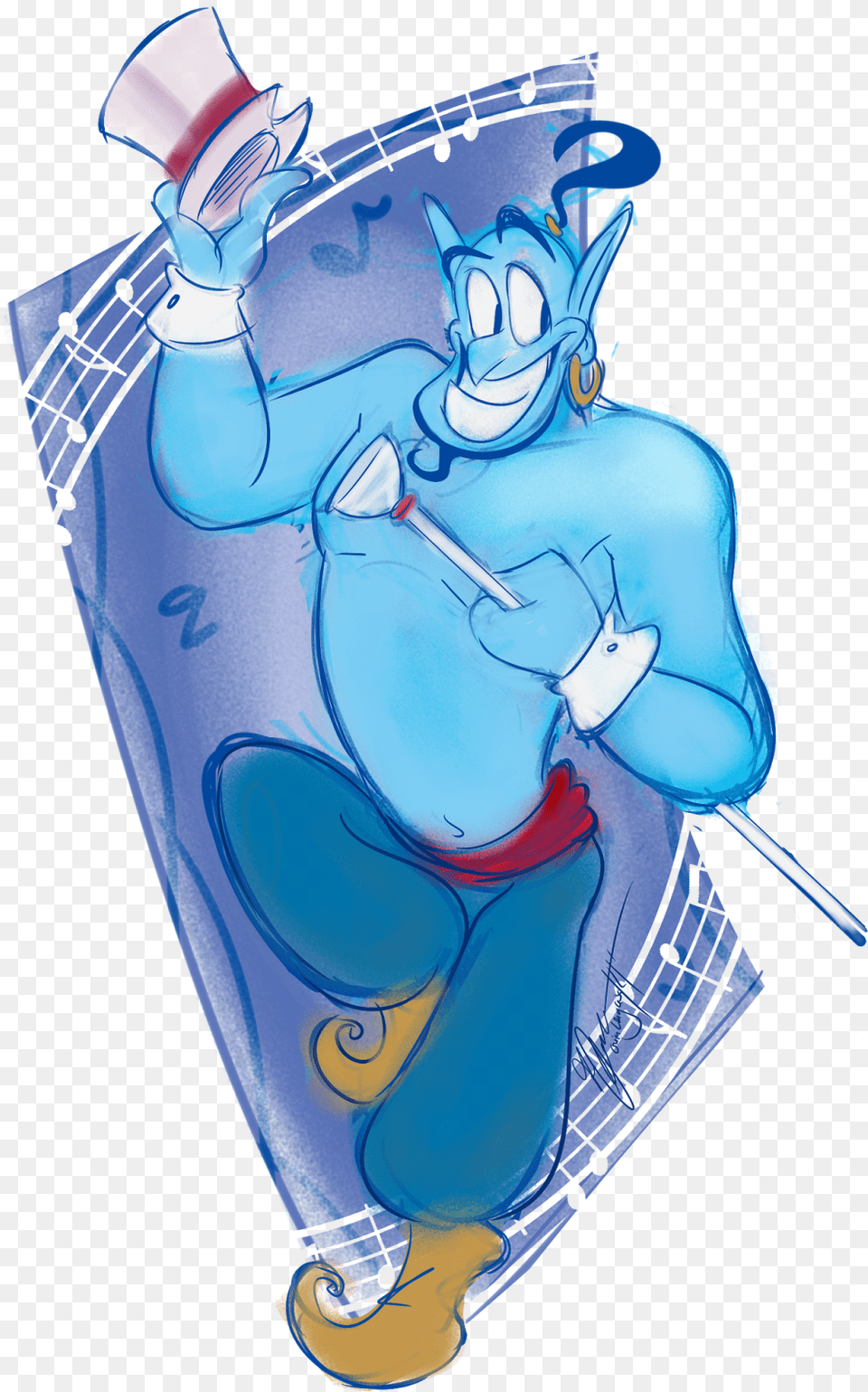 Aladdin Genie Aladdin Genie Fan Art, Baby, Person, Cartoon, Book Free Transparent Png