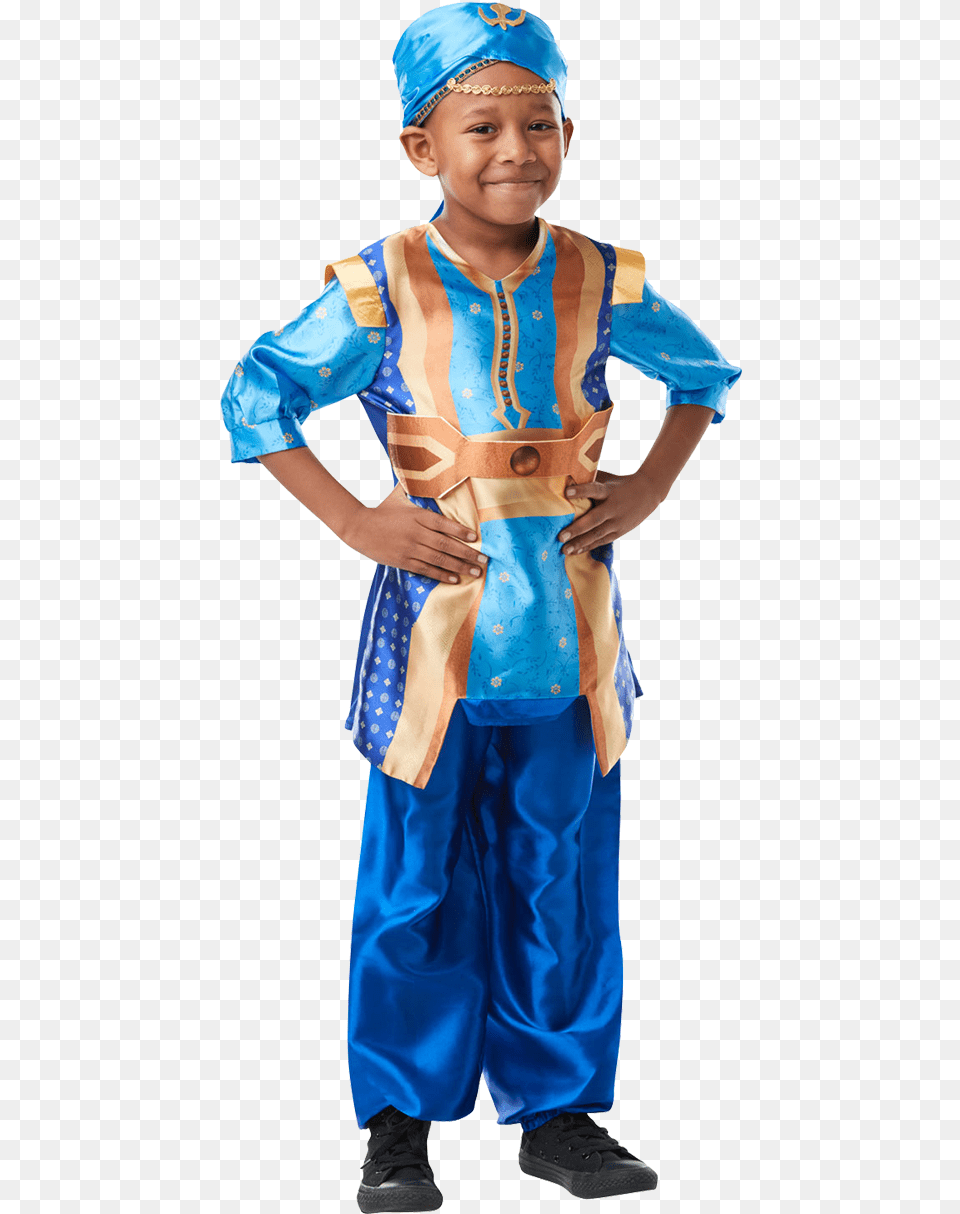 Aladdin Genie Fancy Dress, Person, Clothing, Costume, Standing Png Image