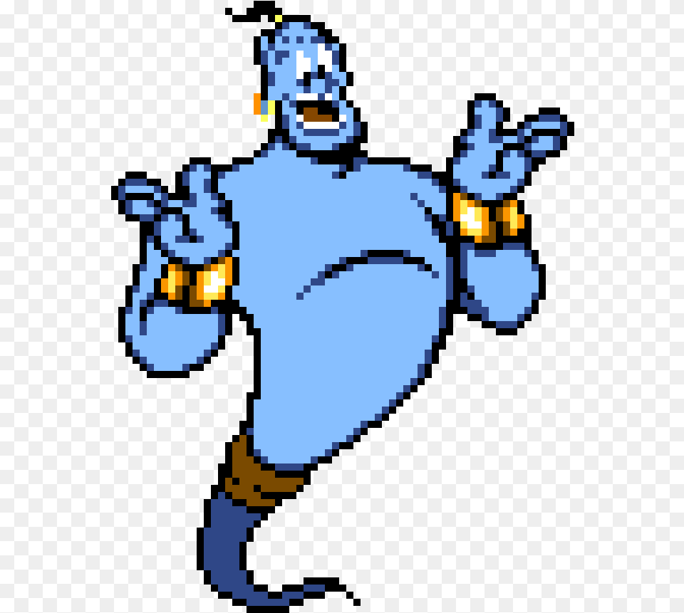 Aladdin Genie Pixel Art, People, Person, Animal, Bird Png