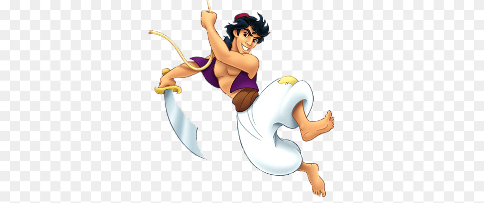 Aladdin Hanging On A Rope, Adult, Person, Woman, Female Png Image