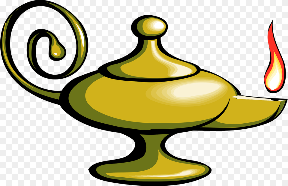 Aladdin Lamp With Flame Clipart, Pottery, Jar, Cookware, Pot Png Image