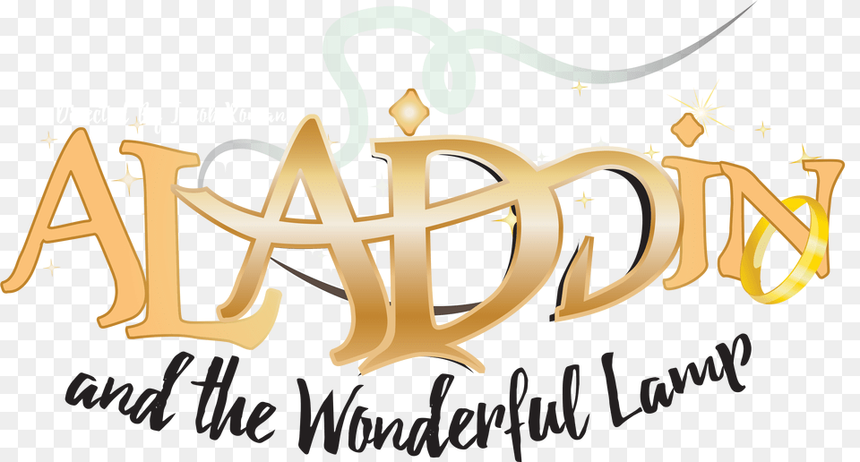 Aladdin Logo Calligraphy, Text, Bulldozer, Machine Png Image