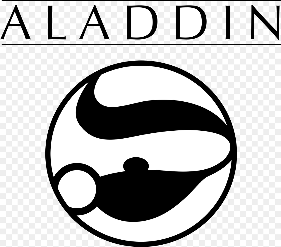Aladdin Logo Transparent Aladdin Logo, Stencil, Astronomy, Moon, Nature Png Image