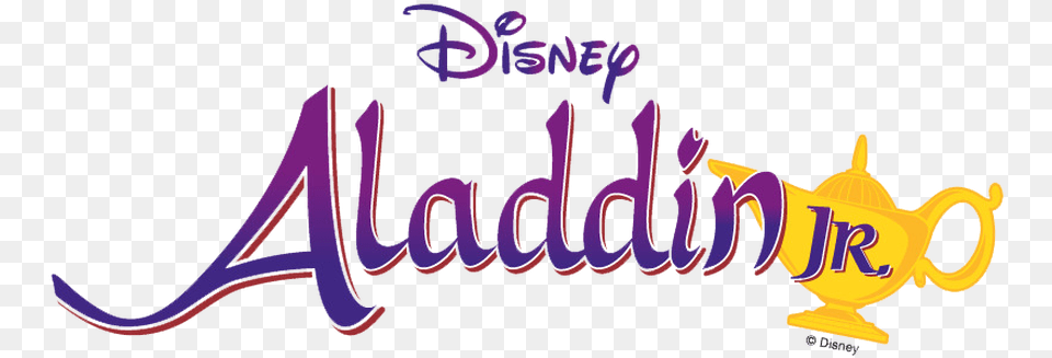 Aladdin The Musical Title, Purple, Logo Free Png
