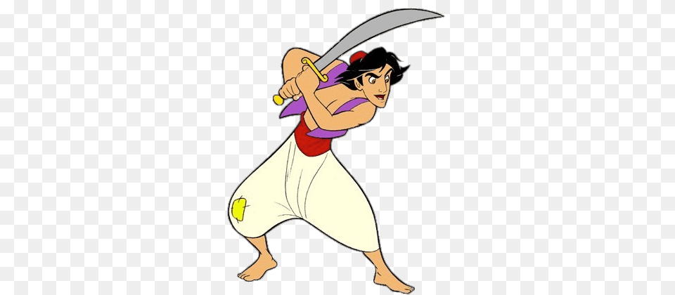 Aladdin With His Sword, Baby, Person, Weapon Free Png Download