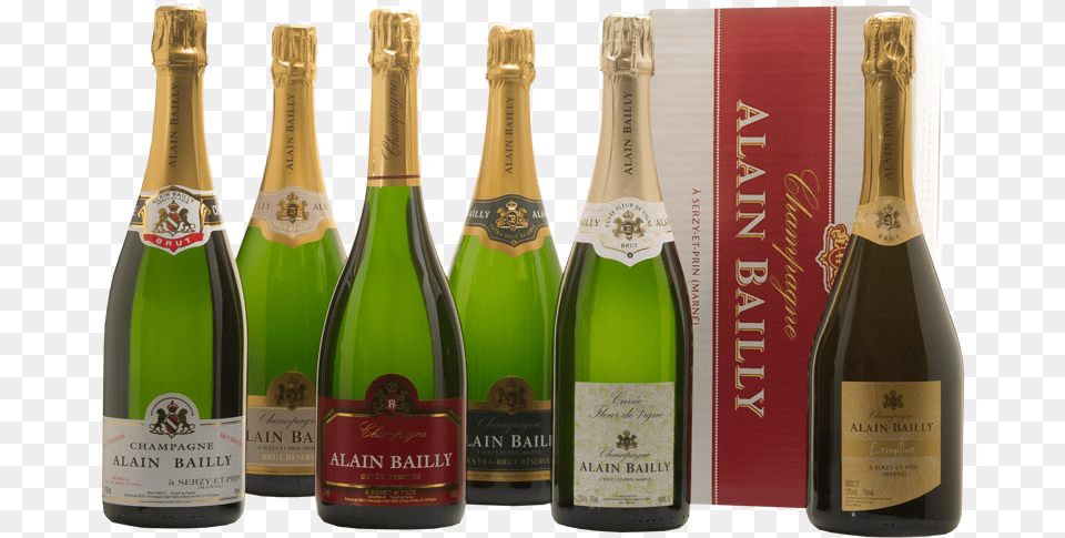 Alain Bailly Champagne, Alcohol, Beverage, Bottle, Liquor Free Png Download