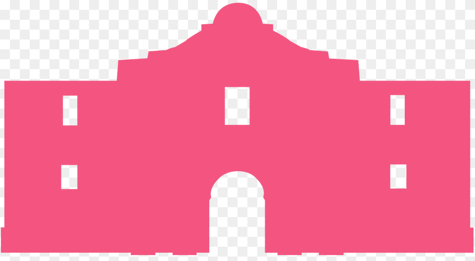 Alamo Silhouette, Architecture, Building, Castle, Fortress Png Image