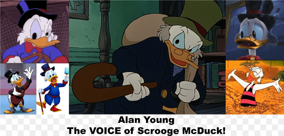 Alan Young Has Been The Voice Of Scrooge Mcduck Since Scrooge Mcduck Kingdom Hearts, Baby, Cartoon, Person, Book Free Png