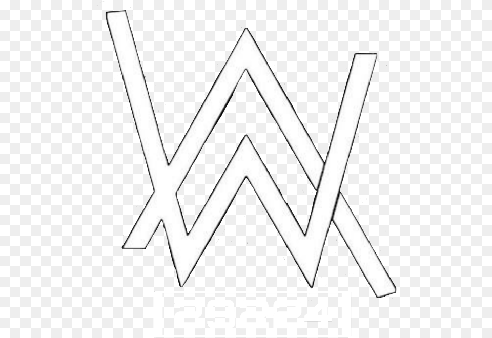 Alanwalker Alanandviivi Alan Aw Alanwalkerforever Alan Walker Logo Black Png