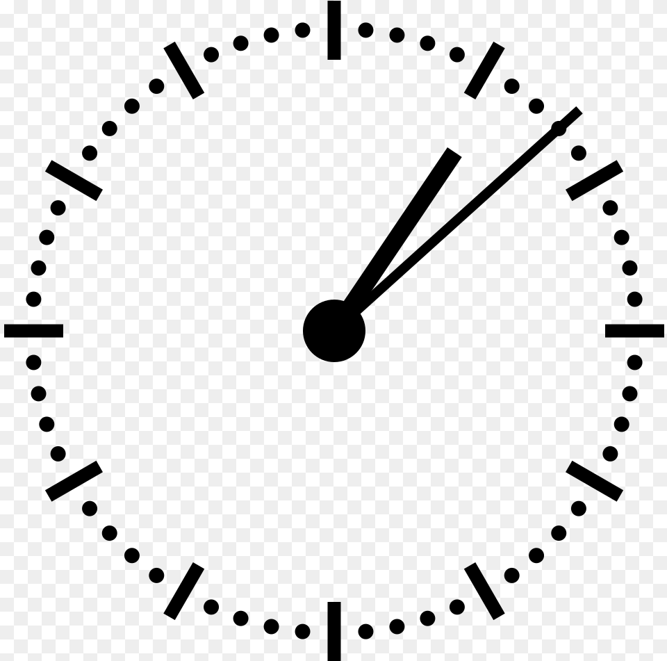 Alarm Clipart Hour Analog Clock, Gray Free Png