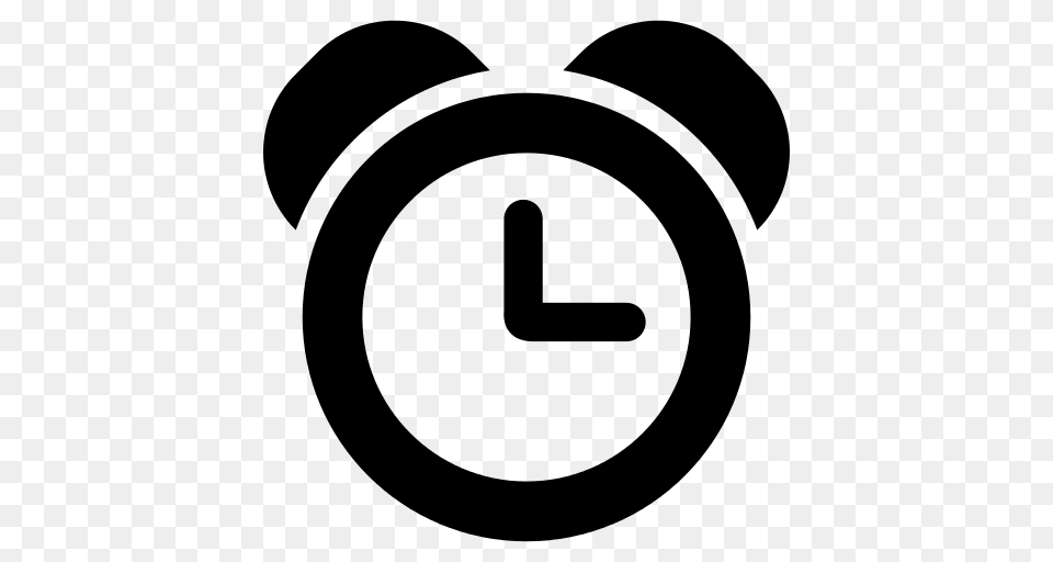 Alarm Clock, Gray Png Image