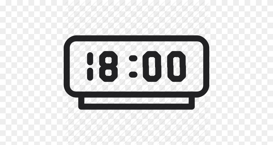 Alarm Clock Bedside Clock Clock Digital Clock Flip Clock, Digital Clock, Gate, License Plate, Transportation Free Transparent Png