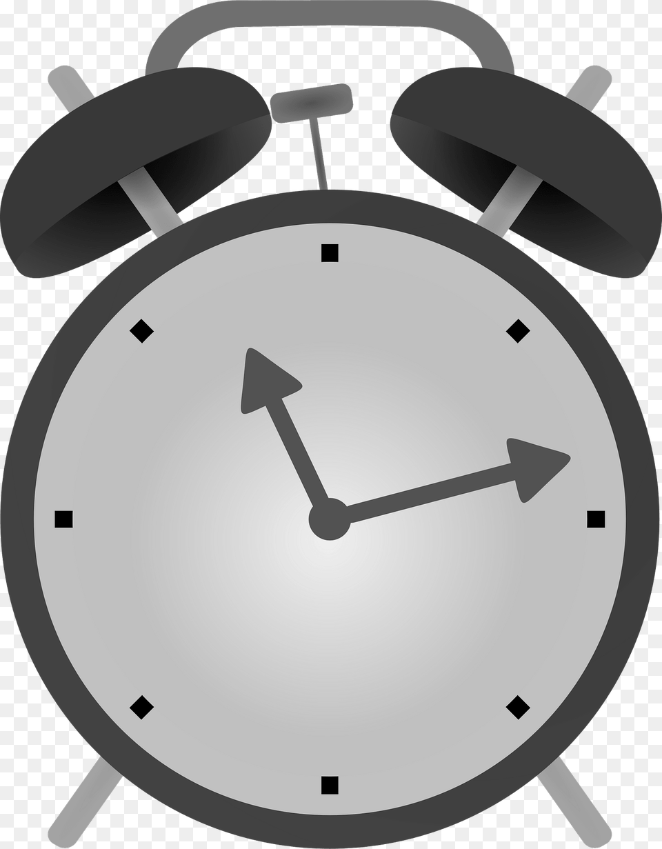 Alarm Clock Black And White Clipart, Alarm Clock Free Png Download