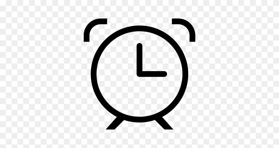 Alarm Clock Clock Digital Clock Icon With And Vector Format, Gray Free Transparent Png
