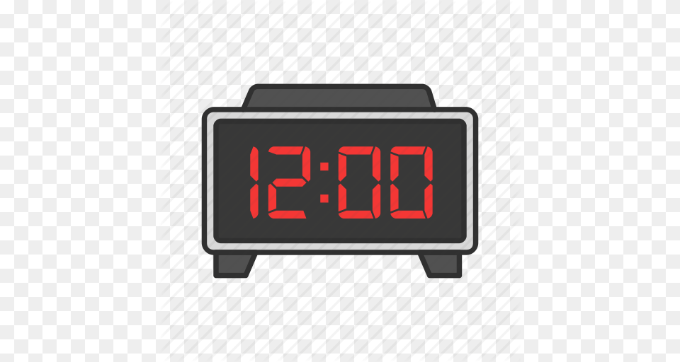 Alarm Clock Clock Digital Clock Midnight Icon, Computer Hardware, Electronics, Hardware, Monitor Png