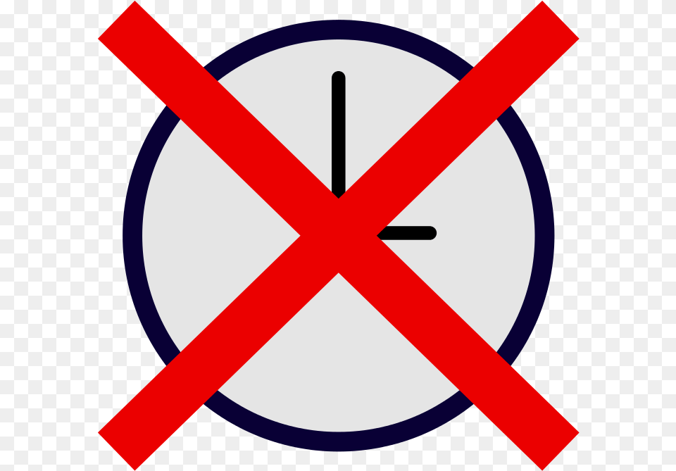 Alarm Clock Crossed Out, Sign, Symbol, Dynamite, Weapon Png Image