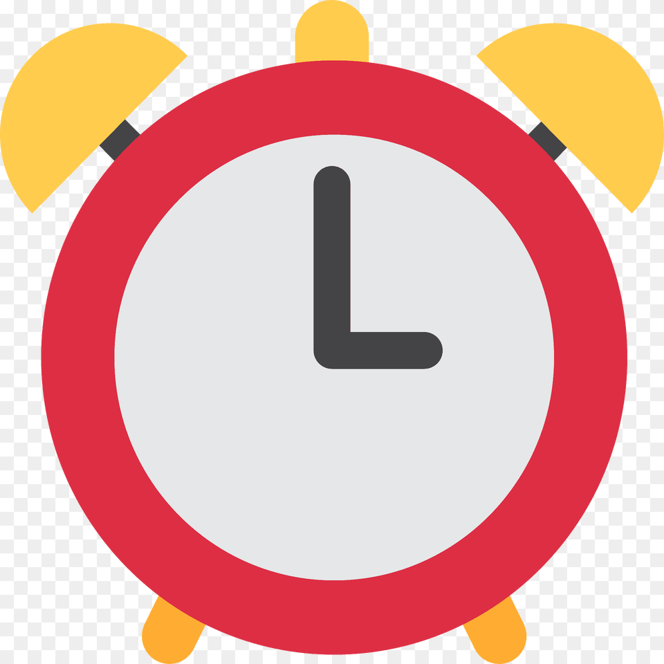 Alarm Clock Emoji Clipart, Alarm Clock, Symbol, Sign Png