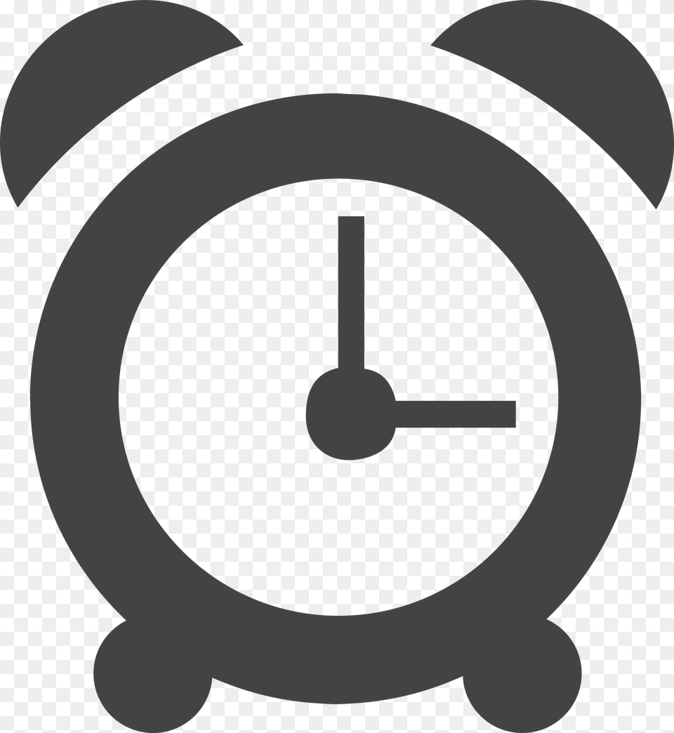 Alarm Clock Glyph Icon Zkcuc2uo Transparent Background Clock Clipart, Alarm Clock Free Png Download