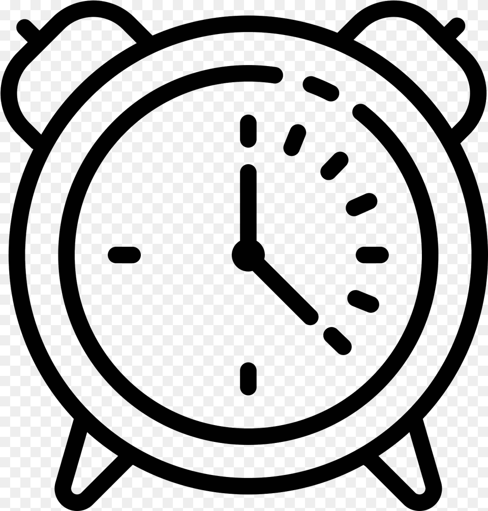 Alarm Clock Icon Link Expired Icon, Gray Png Image