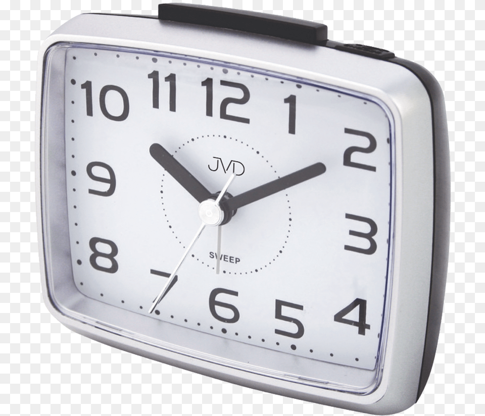 Alarm Clock Jvd Srp879 Reveil Silencieux Bayard Eclairage Bleu Courbe, Analog Clock, Alarm Clock Free Transparent Png