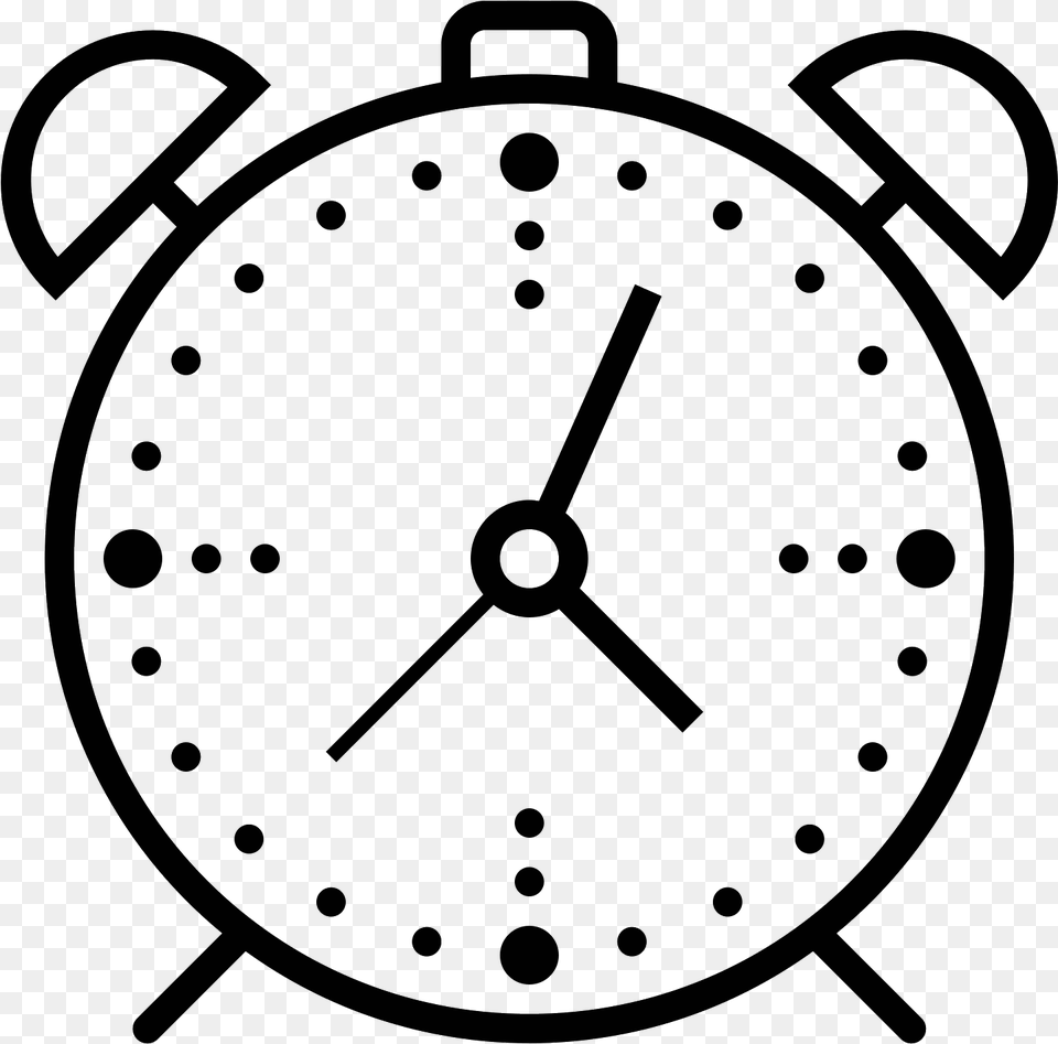 Alarm Clock Logo Alarm, Gray Png Image