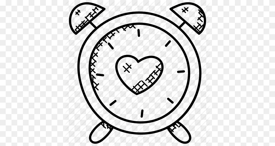 Alarm Clock Lovely Time Romantic Time Time Icon, Alarm Clock Free Png Download