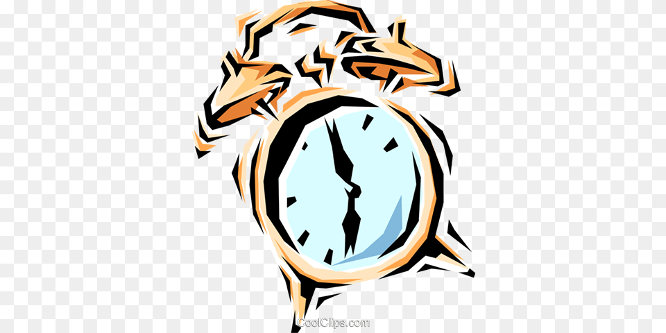 Alarm Clock Royalty Vector Clip Art Illustration, Alarm Clock, Person, Analog Clock Free Png