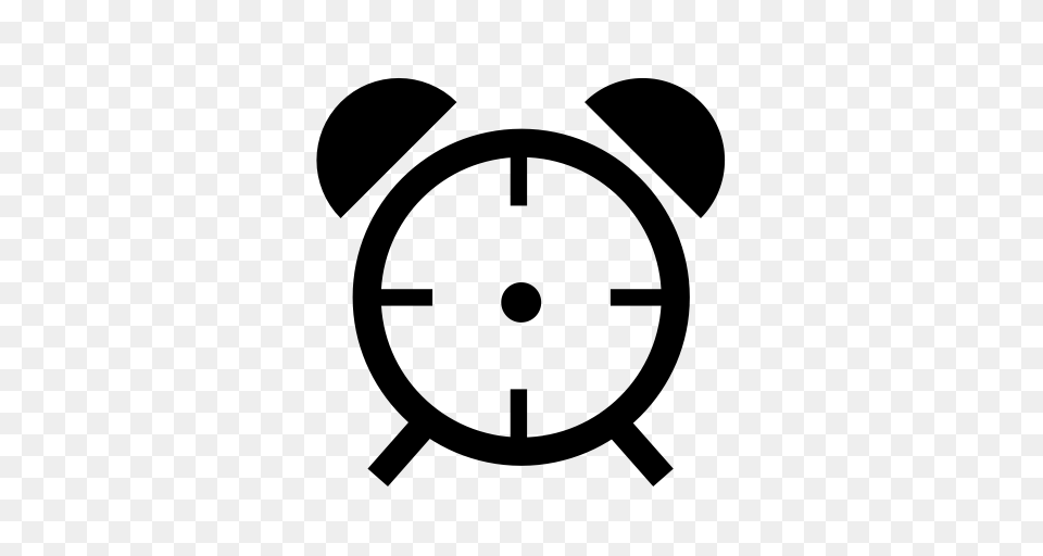 Alarm Clock Stopwatch Time Timer Watch Icon, Gray Free Png