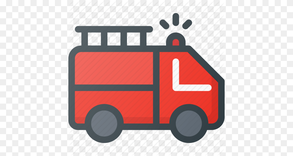 Alarm Emergency Fire Help Truck Icon, Transportation, Vehicle, Fire Truck, Bulldozer Free Png