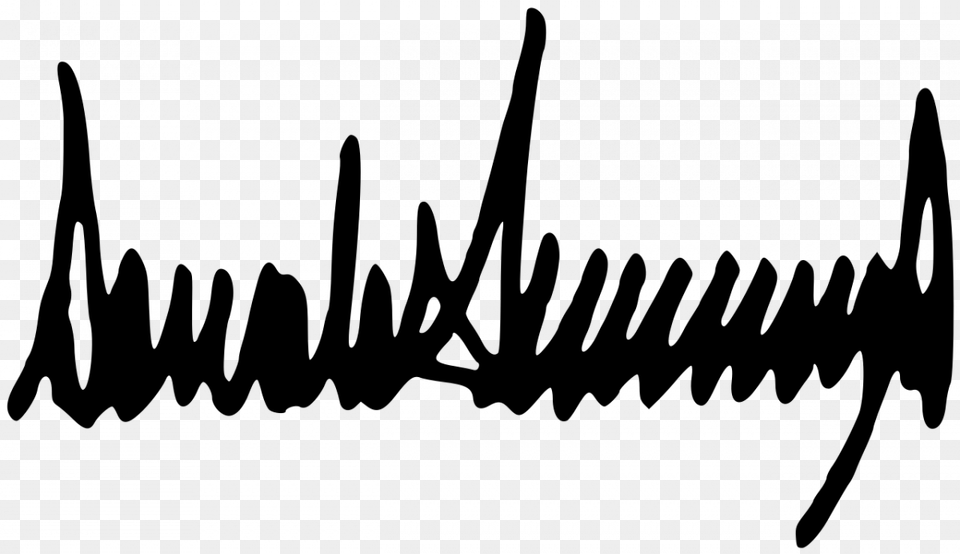 Alarmed Handwriting Expert Analyses Donald Trumps Signature, Gray Free Transparent Png