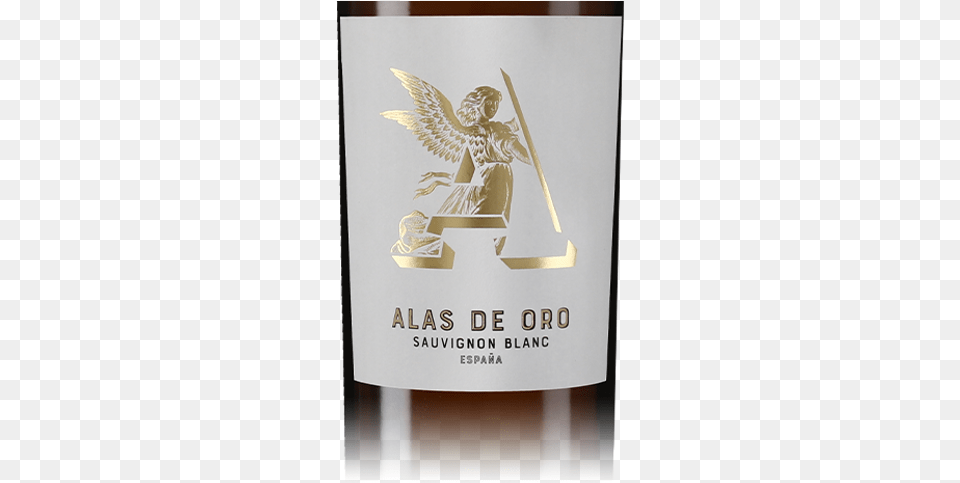 Alas De Oro Sauvignon Blanc Sauvignon Blanc, Bottle, Alcohol, Beer, Beverage Png