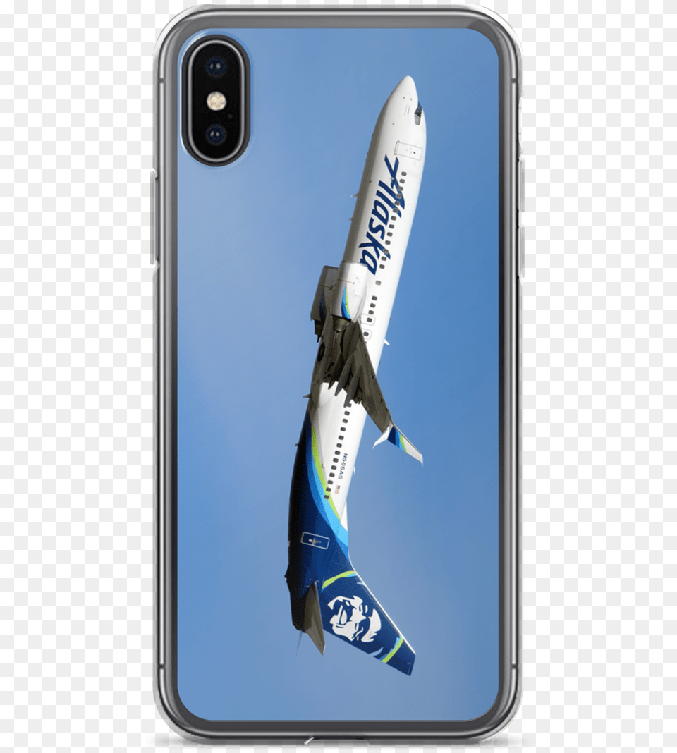 Alaska Airlines Boeing 737 Mobile Iphone Case Alaska Airlines Phone Case, Aircraft, Airliner, Airplane, Flight Png
