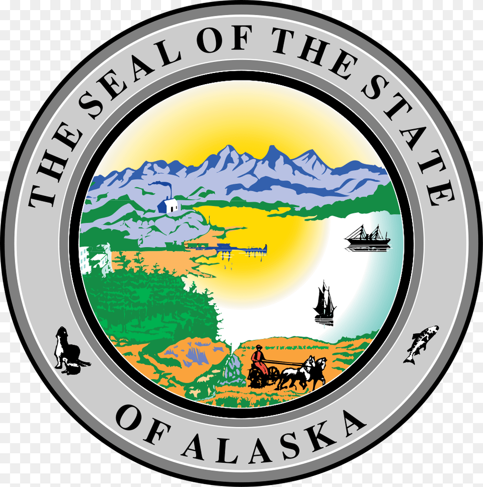 Alaska Government, Symbol, Emblem, Logo, Badge Png Image