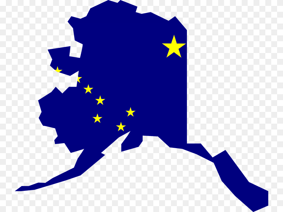 Alaska Map Flag Usa Geography State America Cheapest State To Live In 2019, Symbol, Baby, Person, Star Symbol Free Png