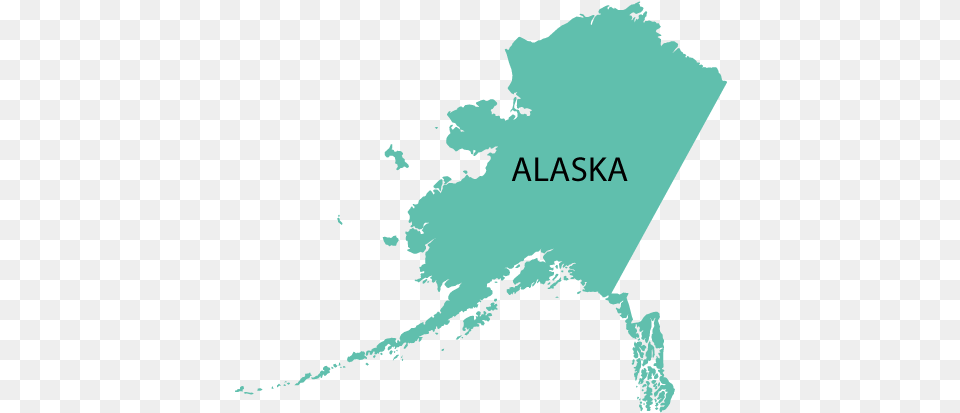 Alaska North America With Usa Highlighted, Chart, Plot, Nature, Land Free Transparent Png