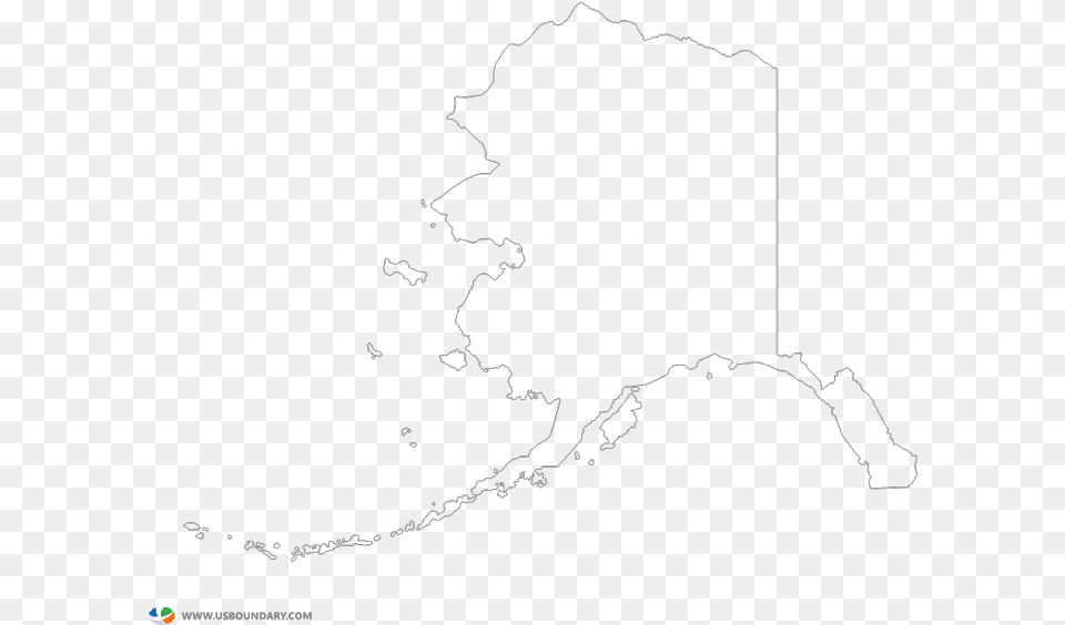 Alaska Outline Line Art, Chart, Plot, Nature, Outdoors Free Png Download