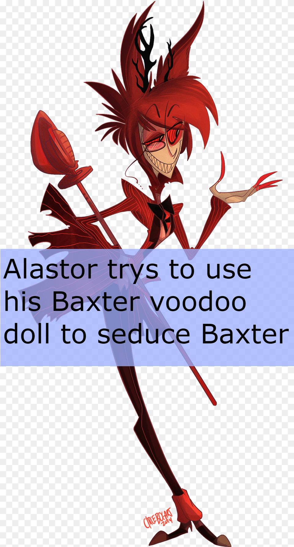 Alastor Trys To Use His Baxter Voodoo Doll To Seduce Alastor You Re Never Fully Dressed Without, Book, Comics, Publication, Adult Free Png
